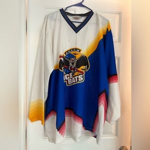 Austin Ice Bats defunct hockey team Jersey.  ProJoy sportswear size XL